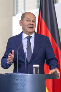 Empfang des Ministerpräsidenten von Rumänien im Kanzleramt in Berlin