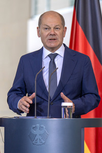 Empfang des Ministerpräsidenten von Rumänien im Kanzleramt in Berlin