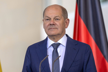 Empfang des Ministerpräsidenten von Rumänien im Kanzleramt in Berlin