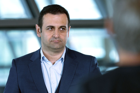 Politiker vor den Fraktionssitzungen im Bundestag in Berlin