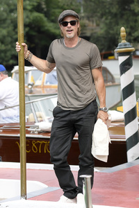 Brad Pitt bei der Ankunft am Hotel Excelsior, Internationale Filmfestspiele von Venedig