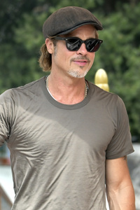 Brad Pitt bei der Ankunft am Hotel Excelsior, Internationale Filmfestspiele von Venedig
