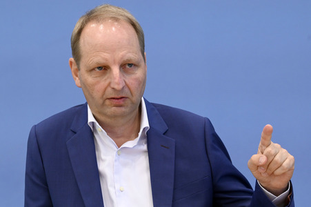 Bundespressekonferenz BVerfG Entscheidung zum Gebäudeenergiegesetz in Berlin