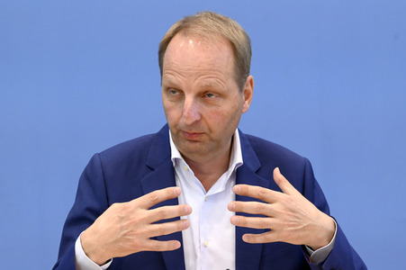 Bundespressekonferenz BVerfG Entscheidung zum Gebäudeenergiegesetz in Berlin