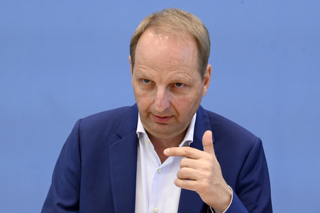 Bundespressekonferenz BVerfG Entscheidung zum Gebäudeenergiegesetz in Berlin