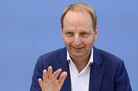 Bundespressekonferenz BVerfG Entscheidung zum Gebäudeenergiegesetz in Berlin