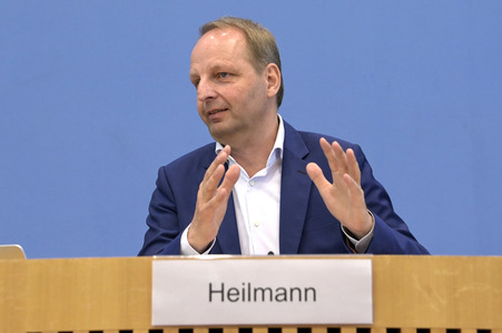 Bundespressekonferenz BVerfG Entscheidung zum Gebäudeenergiegesetz in Berlin