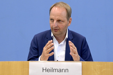 Bundespressekonferenz BVerfG Entscheidung zum Gebäudeenergiegesetz in Berlin