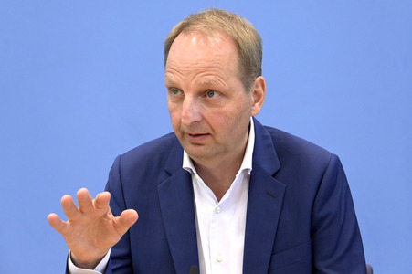 Bundespressekonferenz BVerfG Entscheidung zum Gebäudeenergiegesetz in Berlin