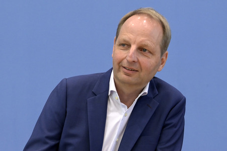 Bundespressekonferenz BVerfG Entscheidung zum Gebäudeenergiegesetz in Berlin