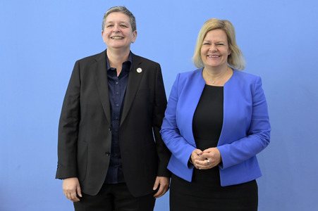 Bundespressekonferenz zur Vorstellung der BSI Präsidentin in Berlin
