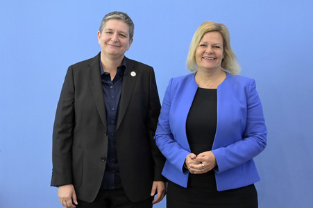 Bundespressekonferenz zur Vorstellung der BSI Präsidentin in Berlin