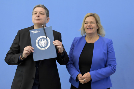 Bundespressekonferenz zur Vorstellung der BSI Präsidentin in Berlin