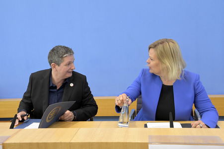 Bundespressekonferenz zur Vorstellung der BSI Präsidentin in Berlin