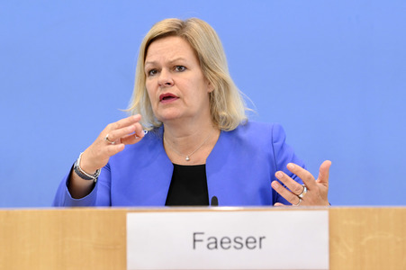 Bundespressekonferenz zur Vorstellung der BSI Präsidentin in Berlin