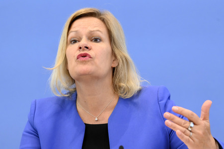 Bundespressekonferenz zur Vorstellung der BSI Präsidentin in Berlin