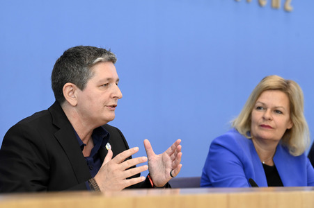 Bundespressekonferenz zur Vorstellung der BSI Präsidentin in Berlin