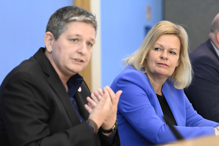 Bundespressekonferenz zur Vorstellung der BSI Präsidentin in Berlin