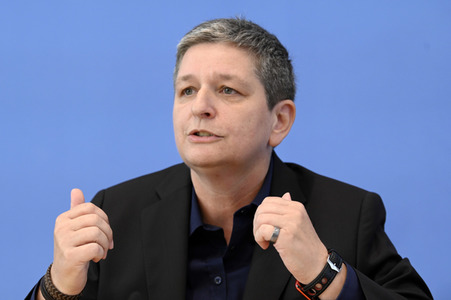 Bundespressekonferenz zur Vorstellung der BSI Präsidentin in Berlin