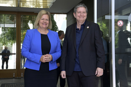 Bundespressekonferenz zur Vorstellung der BSI Präsidentin in Berlin