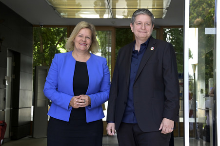 Bundespressekonferenz zur Vorstellung der BSI Präsidentin in Berlin
