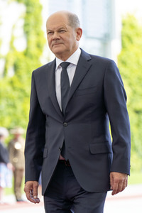 Empfang des Premierministers von Australien im Kanzleramt in Berlin
