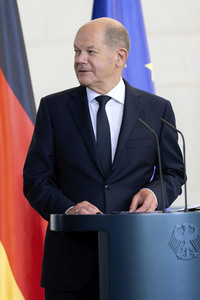 Empfang des Premierministers von Australien im Kanzleramt in Berlin
