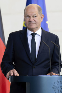 Empfang des Premierministers von Australien im Kanzleramt in Berlin