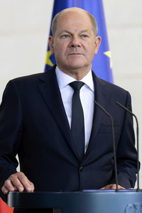 Empfang des Premierministers von Australien im Kanzleramt in Berlin
