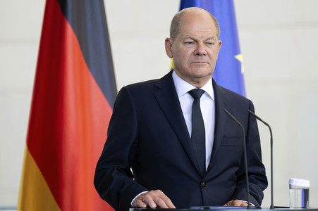Empfang des Premierministers von Australien im Kanzleramt in Berlin