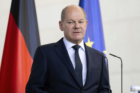 Empfang des Premierministers von Australien im Kanzleramt in Berlin