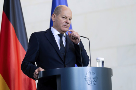 Empfang des Premierministers von Australien im Kanzleramt in Berlin