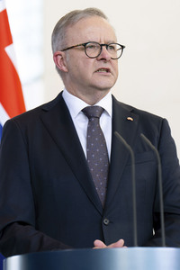 Empfang des Premierministers von Australien im Kanzleramt in Berlin