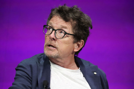 Verleihung des Frontier Award an Michael J. Fox in München