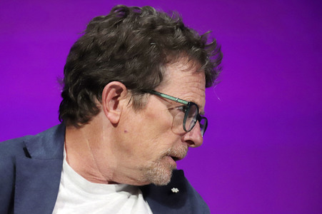 Verleihung des Frontier Award an Michael J. Fox in München