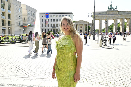 Anja Gockel Fashion Show 'Air' auf der Berlin Fashion Week Spring/Summer 2024 in Berlin