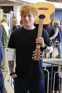 Präsentation der Wachsfigur von Ed Sheeran in Hamburg