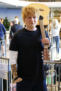 Präsentation der Wachsfigur von Ed Sheeran in Hamburg