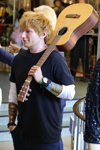 Präsentation der Wachsfigur von Ed Sheeran in Hamburg