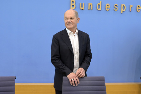 Sommerpressekonferenz von Olaf Scholz in Berlin