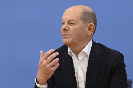 Sommerpressekonferenz von Olaf Scholz in Berlin