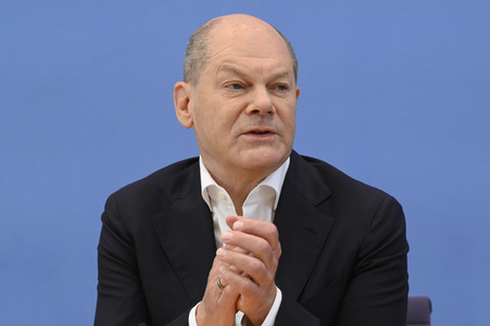 Sommerpressekonferenz von Olaf Scholz in Berlin