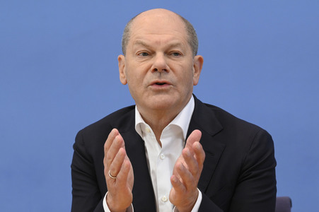 Sommerpressekonferenz von Olaf Scholz in Berlin