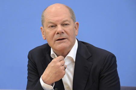 Sommerpressekonferenz von Olaf Scholz in Berlin