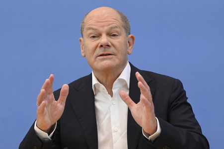 Sommerpressekonferenz von Olaf Scholz in Berlin