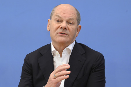 Sommerpressekonferenz von Olaf Scholz in Berlin