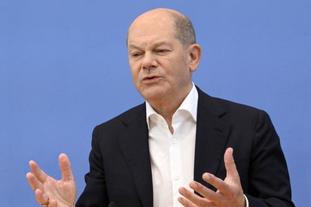 Sommerpressekonferenz von Olaf Scholz in Berlin