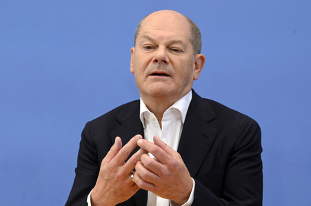Sommerpressekonferenz von Olaf Scholz in Berlin
