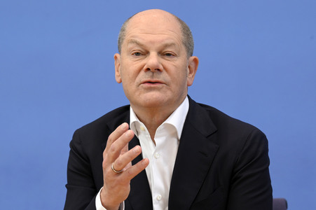 Sommerpressekonferenz von Olaf Scholz in Berlin