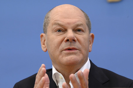 Sommerpressekonferenz von Olaf Scholz in Berlin